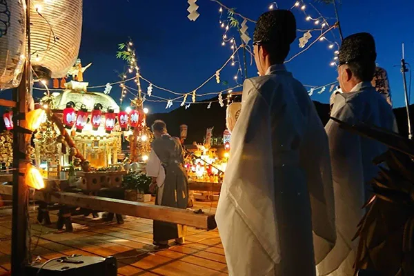 納涼船幸祭還御の儀
